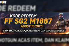 Kode Redeem FF SG2 M1887 Agustus 2025: Skin Shotgun Acak, Bonus Item, dan Cara Klaimnya