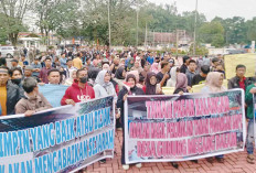 Soal Pasar Kalangan, Kades dan Warga Geruduk Kantor Bupati