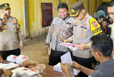 Hari Pertama Tugas Kapolres Musi Rawas Cek Kantor Penyelenggara Pemilu