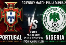 Tandem Pas Selecao, Prediksi Portugal vs Nigeria, Friendly Match Piala Dunia 2026, Tayang TV Apa?