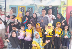 Puluhan Anak PAUD dan TK Antusias Ikut Lomba Mewarnai di PAUD As Syidiqyah Lubuk Linggau