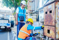 PLN Pastikan Listrik Andal di Masjid Utama Palembang Jelang Salat Idul Fitri 1447 H