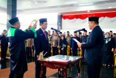 Bupati Muba H. M. Toha Tohet Lantik Sekda, Pejabat Administrator dan Pejabat Fungsional serta Kepala Sekolah