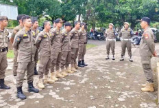 Puluhan Pol PP Musi Rawas Siaga Amankan Nataru