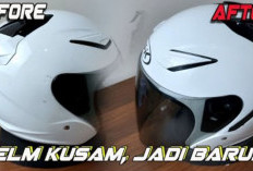 Helm Kusam? Begini Cara Murah dan Mudah Bikin Helm Kinclong Seperti Baru!
