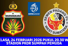 Prediksi Bhayangkara FC vs Semen Padang, Super League 2025/2026, Pekan ke-23, Tayang Indosiar