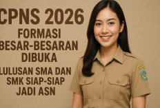 CPNS 2026: Formasi Besar-Besaran Dibuka, Lulusan SMA dan SMK Siap-Siap Jadi ASN