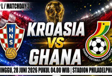 Siapa Lolos 32 Besar?, Prediksi Kroasia vs Ghana, Piala Dunia 2026, Grup L, Matchday 3, Live TVRI