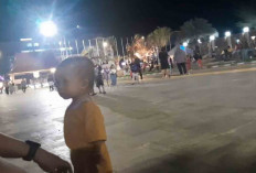 Masjid Agung As-Salam dan Alun-alun Merdeka Makin Dipercantik, Tongkrongan Asyik di Jantung Kota Lubuk Linggau