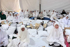 Jemaah Haji Lubuk Linggau dan Muratara Menuju Mina