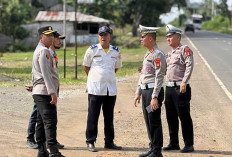 Kapolres Lubuk Linggau Tinjau Jalur Perlintasan yang Diprediksi Pusat Kepadatan Kendaraan saat Arus Mudik 