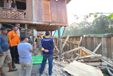 Rumah Warga Longsor di Lais, Bupati Muba HM Toha Tohet Perintahkan Penanganan Darurat dan Bantuan Korban
