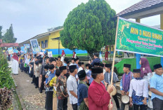 Ratusan Siswa MIN 3 Musi Rawas Ikuti Karnaval, Berkah Menyambut Bulan Suci Ramadhan