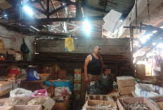 Pedagang di Pasar Inpres Kota Lubuklinggau Khawatir Gedung Pasar Inpres Roboh