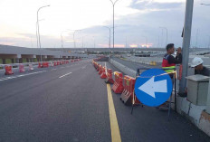 Sejumlah Titik Ruas Jalan Tol Kayu Agung-Palembang Diperbaiki