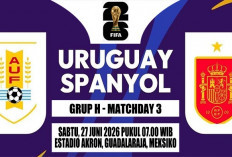 Saling Sikut, Prediksi Uruguay vs Spanyol, Piala Dunia 2026, Grup H, Matchday 3, Live TVRI