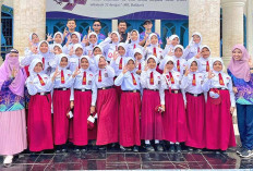 Tim PBB Putri SDN 58 Lubuk Linggau Juara Harapan I Lomba Gerak Jalan 2024