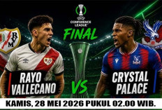 Trofi Perdana!, Prediksi Crystal Palace vs Rayo Vallecano, Final Conference League 2025/2026, Live di Mana?