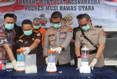 Musnahkan 1.027 Gram Sabu dan 1.498 Pil Ekstasi, Kapolres Apresiasi Anggota Satres Narkoba Polres Muratara