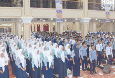 Diadakan Harian Pagi Linggau Pos, Ribuan Pelajar Musi Rawas Antusias Ikuti LCC Wawasan Kebangsaan 2025