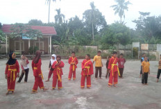 Murid SDN 84 Lubuk Linggau Difasilitasi Ekskul Pencak Silat