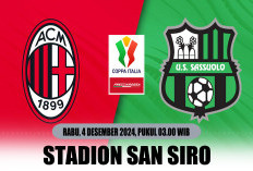 I Neroverdi Pasti Beri Kejutan, AC Milan vs Sassuolo, Coppa Italia 2024/2025, Babak 16 Besar, Live di Mana?