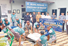 Lapas Lubuk Linggau Sembelih Hewan Kurban, Kalapas : Idul Adha Ajarkan Kita Saling Peduli dan Berbagi