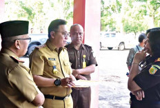 Sekda Mura Bersama Kajari Tinjau Gedung Sementara Kantor Kejari Musi Rawas