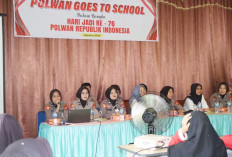 HUT Polwan RI ke 76, Polwan Polres Muratara Datangi Sekolah ini untuk Jauhi Narkoba 