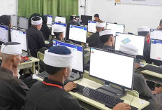 Pelajar SMA Ar-Risalah Lubuk Linggau Antusias Ikut Tes Kompetensi Akademik