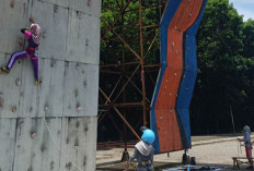 Jelang PORPROV Sumsel 2025, Atlet Panjat Tebing Musi Rawas Asah Kemampuan
