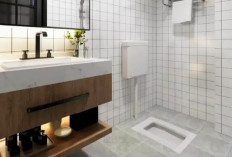 5 Inspirasi Desain Kamar Mandi Minimalis Elegan dengan Kloset Jongkok dan Shower Modern