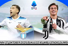 Duetkan Vlahovic dan David?, Prediksi Lazio vs Juventus, Serie A 2025/2026, Pekan ke-8, Live di Mana?