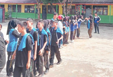 Siswa SMPN 3 Lubuk Linggau Aktif Ikuti Latihan Ekskul Paskibra, Tingkatkan Kebersamaan dan Kedisplinan