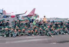 TK Flamboyan Lubuk Linggau Tingkatkan Edukasi Anak Didik Lewat Kunjungan Edukatif ke Bandara