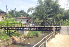 Jembatan Karya Bakti yang Putus Akibat Banjir Sudah Dibangun Kembali 