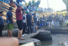 Pelajar SMP yang Hanyut di Watervang Lubuk Linggau Sudah Ditemukan