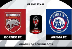 Final Piala Presiden 2024: Prediksi Borneo FC vs Arema FC, Pesut Etam tak Ingin Terluka Lagi 