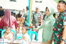 Cegah Stunting, Dapur Masuk Sekolah Kodim 0406 Lubuklinggau di SD Kartika Musi Rawas