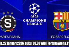 Prediksi Slavia Praha vs Barcelona, Liga Champion 2025/2026, Matchday ke-7, Tayang di Mana?