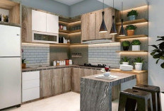 6 Inspirasi Desain Kitchen Set Minimalis Modern, Bikin Tampilan Dapur Kecil Jadi Aesthetic dan Kekinian