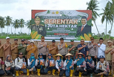 Dukung Swasembada Pangan, Polres Mura  Sukseskan Program Tanam Jagung Serentak 1 Juta Hektar