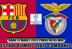 Prediksi Barcelona vs Benfica, Modal Apik Blaugrana, Leg 2 UCL 2025, 12 Maret 2025, Cek Link Live TV