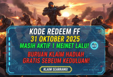 Kode Redeem FF 31 Oktober 2025 Masih Aktif 1 Menit Lalu! Buruan Klaim Hadiah Gratis Sebelum Keduluan