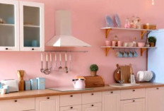 7 Tren Desain Kitchen Set Minimalis Berwarna Cerah Tapi Tidak Norak yang Bikin Segar Suasana Dapur