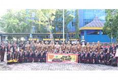 Sekda Lubuk Linggau Lepas Peserta Jambore Pramuka Muslim Dunia, Ini Pesannya