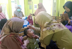 Tiga Hari Pelaksanaan PIN Polio Putaran Kedua Sudah 12.638 Anak Dapat Tetes Polio 