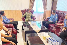 Pererat Silaturahmi, BPN Lubuk Linggau dan Musi Rawas Sambangi Markas Kodim 0406 Lubuk Linggau