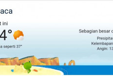 Waspada Suhu Udara di Kota Palembang Ekstrim Mencapai 34 Derajat Celcius