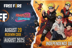 40 Kode Redeem FF 20 Agustus 2025 Spesial Kemerdekaan x Naruto Shippuden